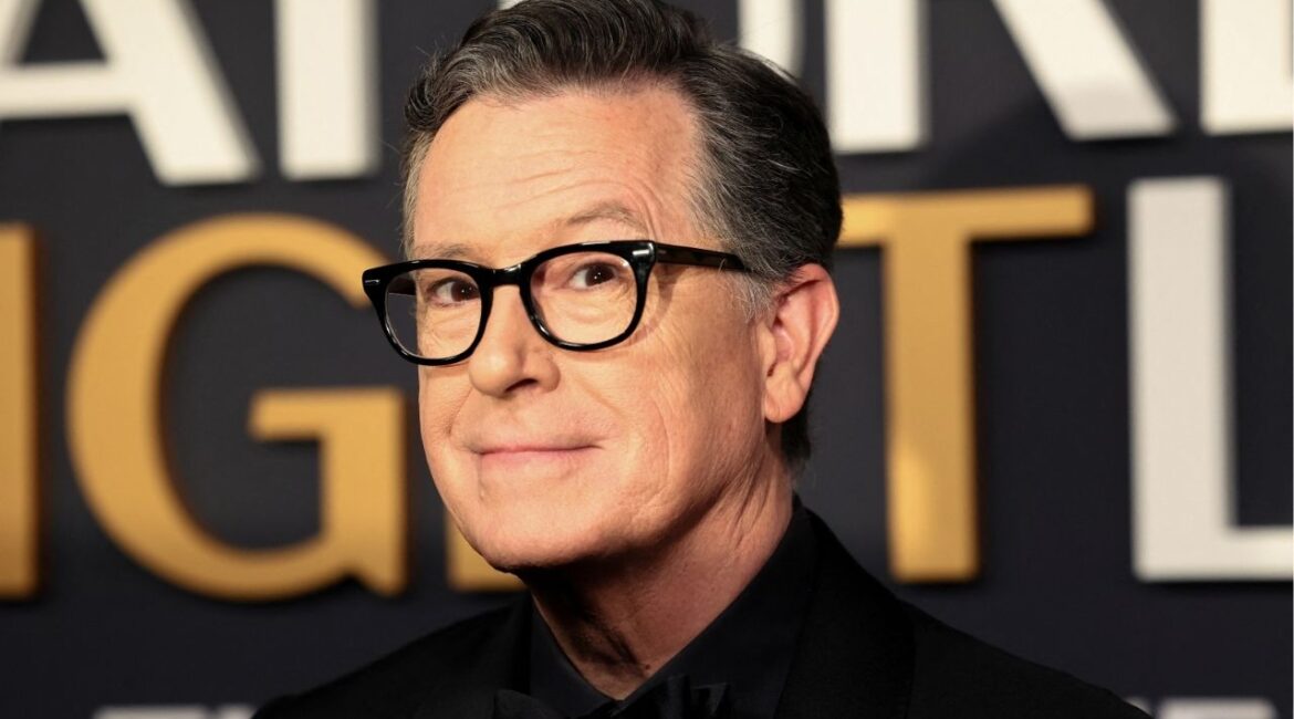 Stephen Colbert arrives for the Saturday Night Live 50: The Anniversary Special at 30 Rockefeller Plaza in New York City, U.S., February 16, 2025. (Reuters File)