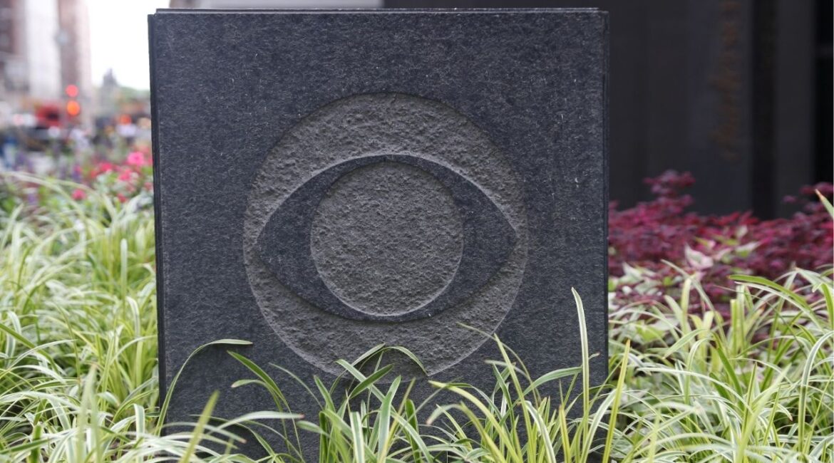 The CBS broadcasting logo is seen outside their headquarters in Manhattan, New York, U.S., July 30, 2018. (Reuters File)