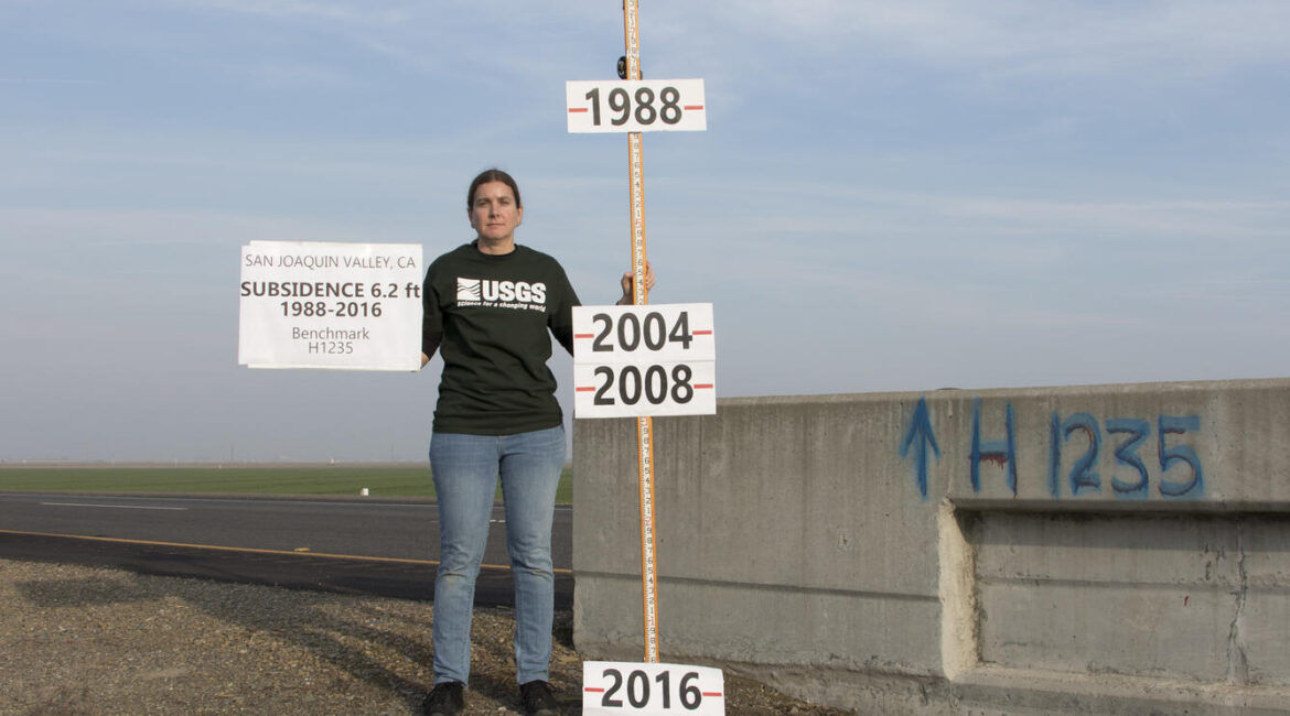 Measuring the Sinking Land in Merced County