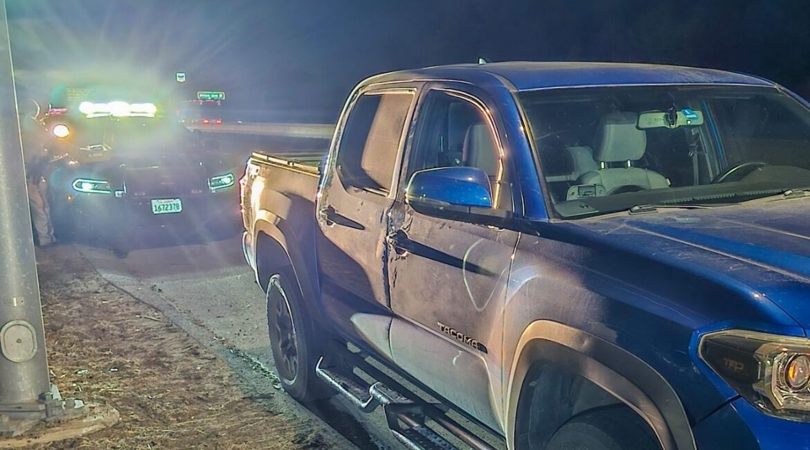 A California Highway Patrol stop on Highway 99 in Fresno early Thursday, August 21, 2025, led to a DUI arrest and the seizure of more than 20 pounds of marijuana. (CHP)