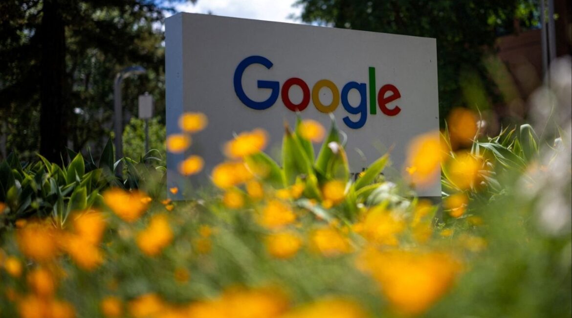 A Google logo is seen at a company research facility in Mountain View, California, U.S., May 13, 2025. (Reuters File)
