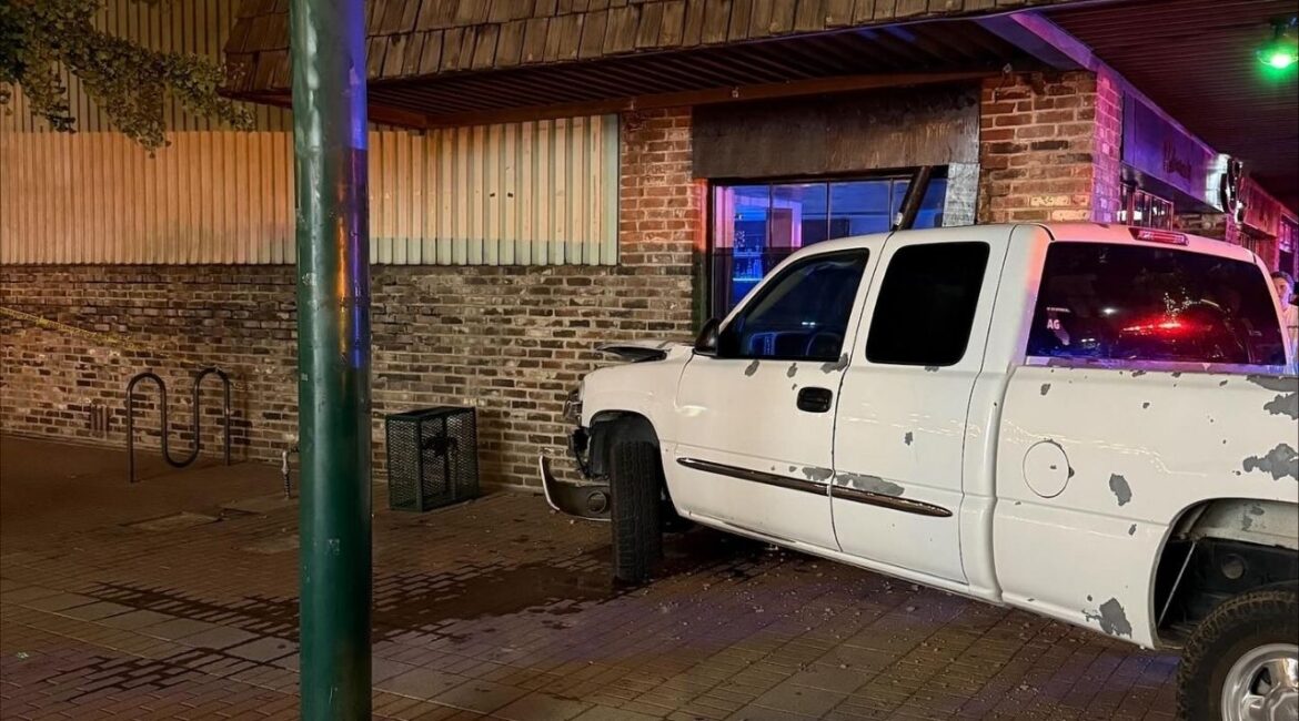 A Visalia man was arrested Friday, Aug. 29, 2025, for DUI and other charges after a series of crashes downtown left a pedestrian with minor injuries. (Visalia PD)