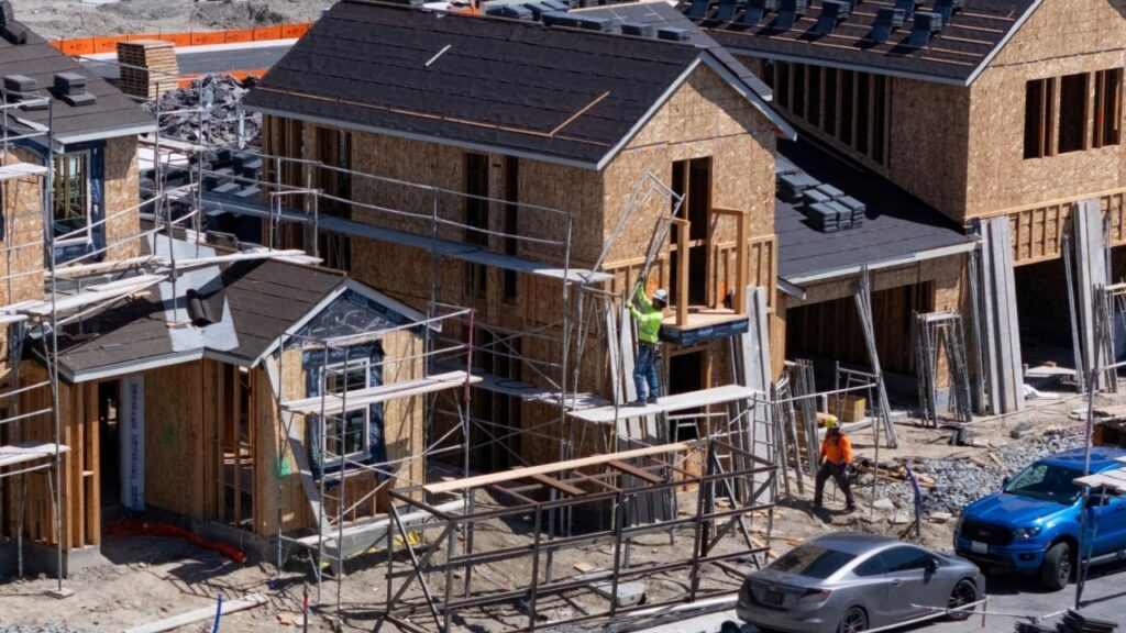 A drone view shows new single family home construction in San Diego, California, U.S., March 25, 2025. (Reuters File)