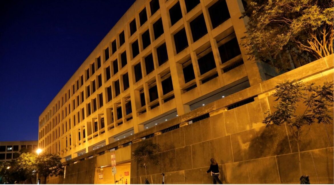 A person walks by the Department of Labor headquarters in Washington, D.C., U.S., May 13, 2021. (Reuters File)