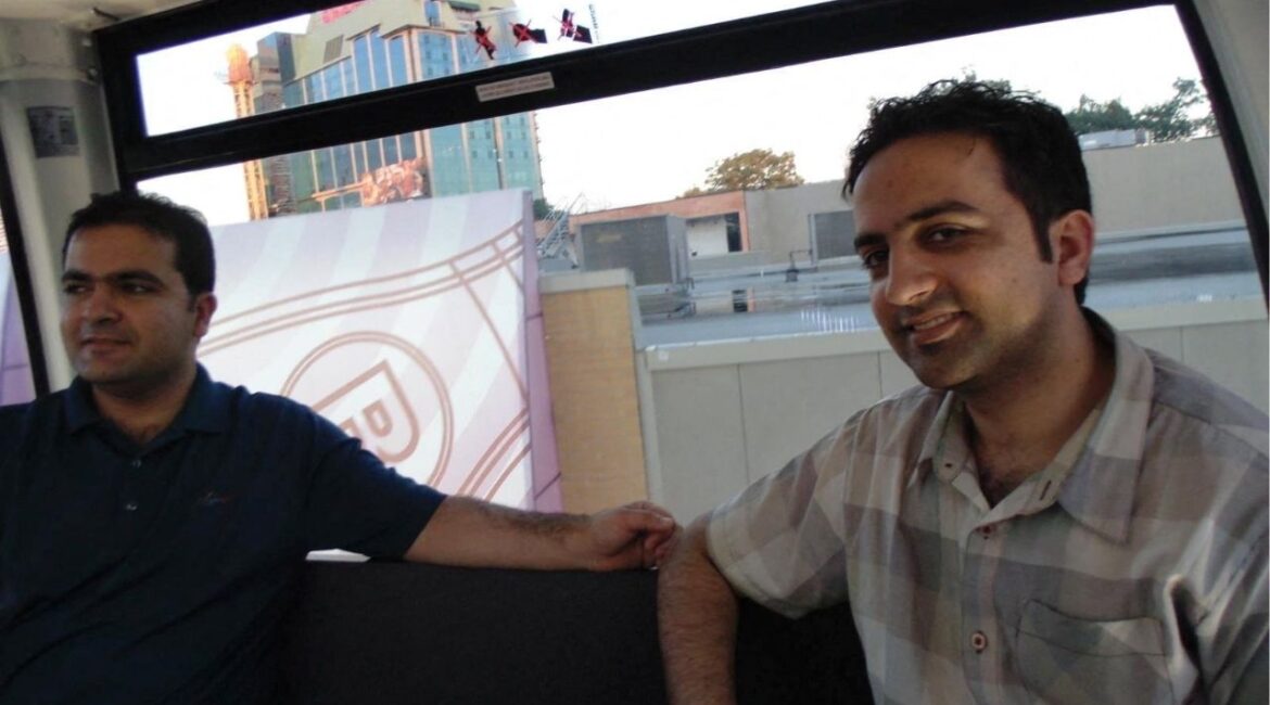 Ahmad Habibi and his younger brother Mahmood Habibi pose for the camera, Canada, 2014. Mahmood Habibi was taken hostage by the Taliban in Afghanistan on August 10, 2022, the U.S. government says. Ahmad Shah Habibi/Handout via REUTERS