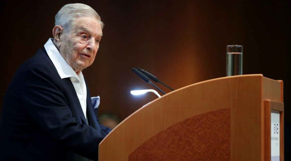 Billionaire investor George Soros speaks to the audience at the Schumpeter Award in Vienna, Austria June 21, 2019. (Reuters File)