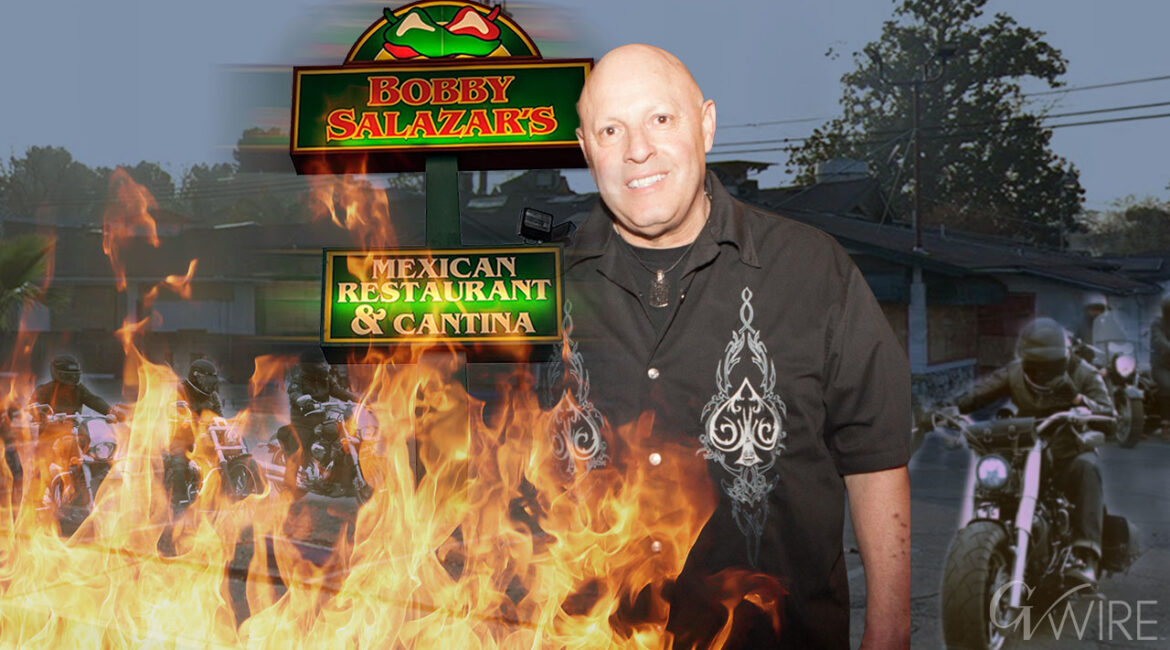 Bobby Salazar motorcycle gang fire restaurant Blackstone fresno insurance fraud