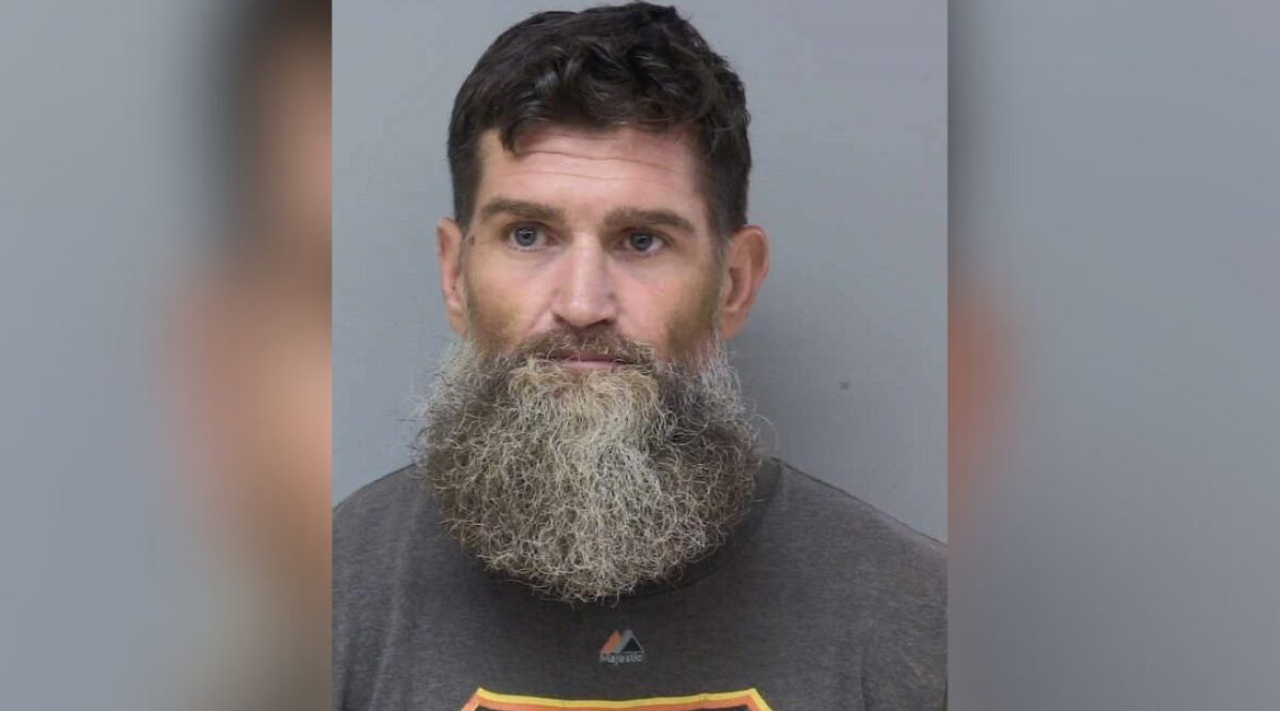 Brandon Johns, 40, was wanted in a fatal 2024 crash and for removing his ankle monitor was arrested Thursday without incident, authorities said. (Madera County SO)