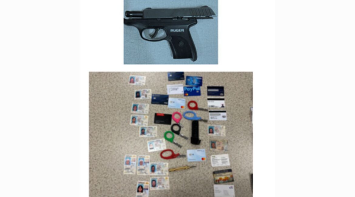 Brian Hindman, 49, of Madera, was arrested Wednesday, August 27, 2025, on federal charges for being a felon in possession of a firearm and for possessing counterfeit U.S. Postal Service keys. (DOJ)