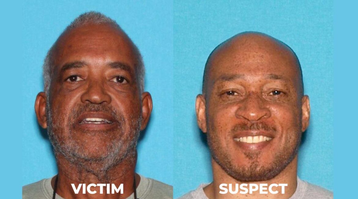 Carl Johnson (left), 70, was fatally shot during an argument at a Fresno yard sale Saturday, August 2, 2025, and Stewart Coleman, 46, was arrested at the scene, police said. (Fresno PD)