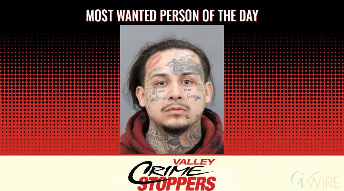 Enrique Arellano Ochoa is Valley Crime Stoppers' Most Wanted Person of the Day for August 26, 2025. (Valley Crimes Stoppers)
