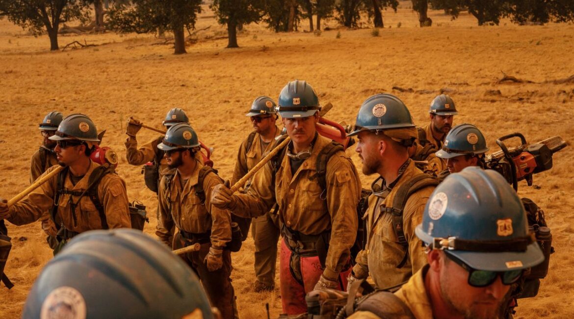 US Forest Service firefighters in San Luis Obispo California