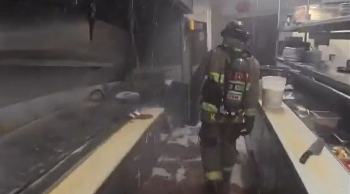 Fire at Yosemite Falls Cafe on Friday, Aug. 29, 2025. (Fresno FD)