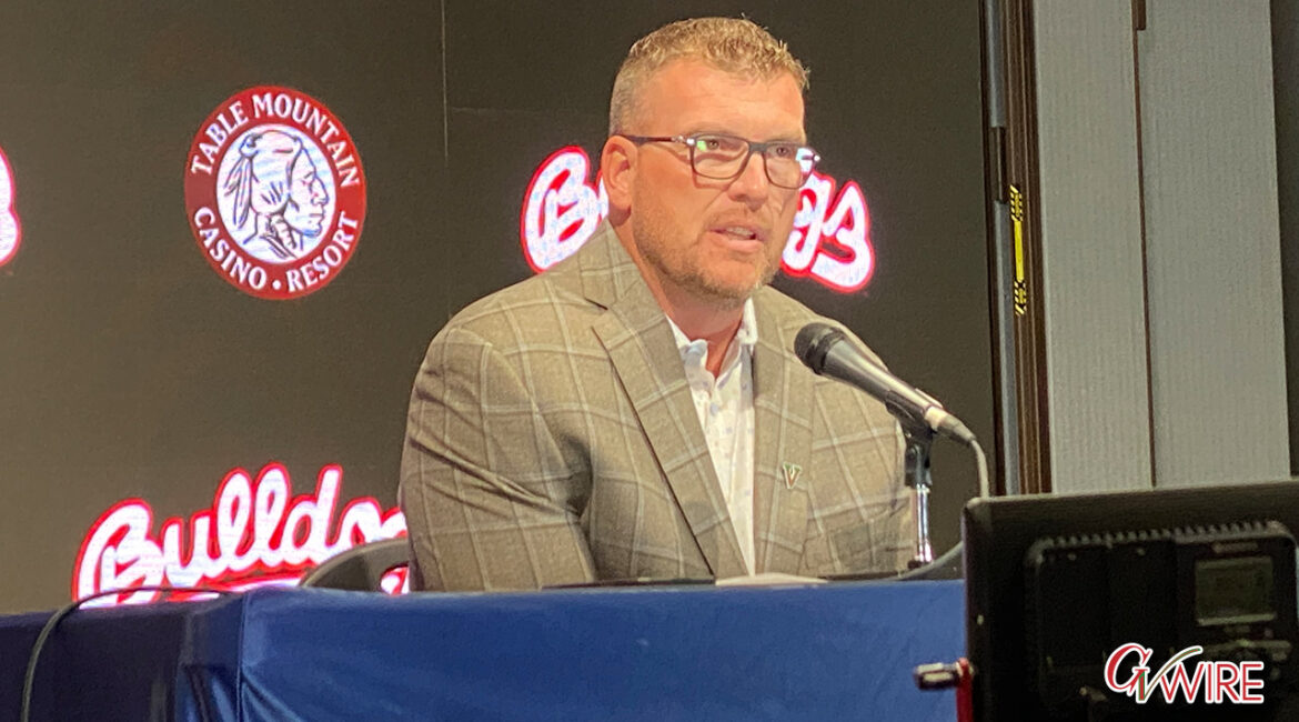 Fresno State head coach Matt Entz