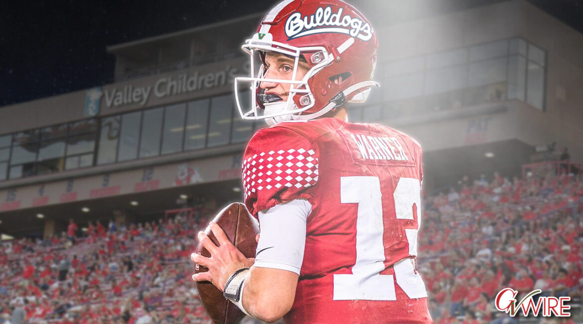 Fresno State Bulldogs Football QuarterBack EJ Warner
