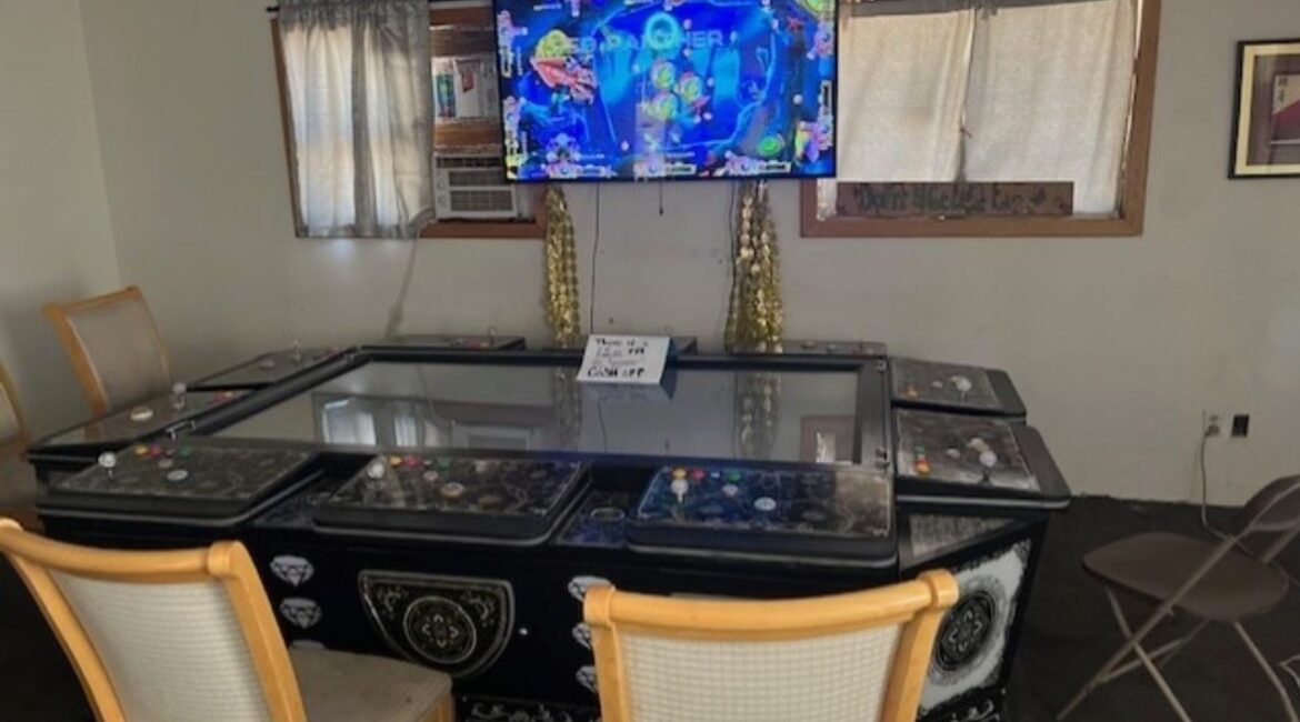 Kern County deputies seized an illegal gambling machine during a Wofford Boulevard search on Monday, August 18, 2025,, with the investigation ongoing and no arrests reported. (Kern County SO)