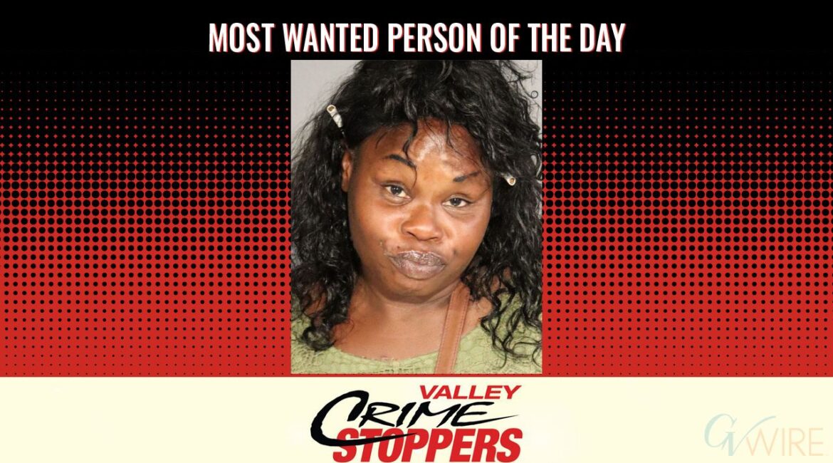Nakisha Dennice Warwick is Valley Crime Stoppers' Most Wanted Person of the Day for August 28, 2025. (Valley Crimes Stoppers)