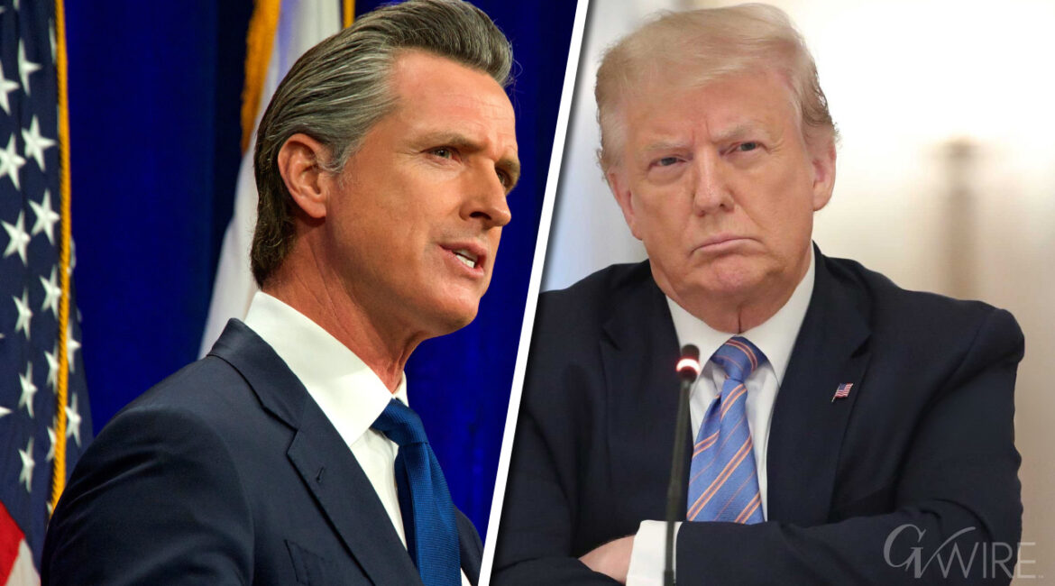 Newsom Trump