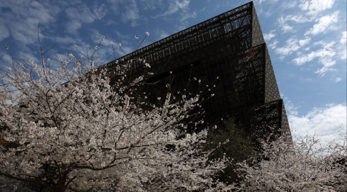 People walk past the Smithsonian’s National Museum of African American History and Culture in Washington, D.C., U.S., March 28, 2025. (Reuters File)