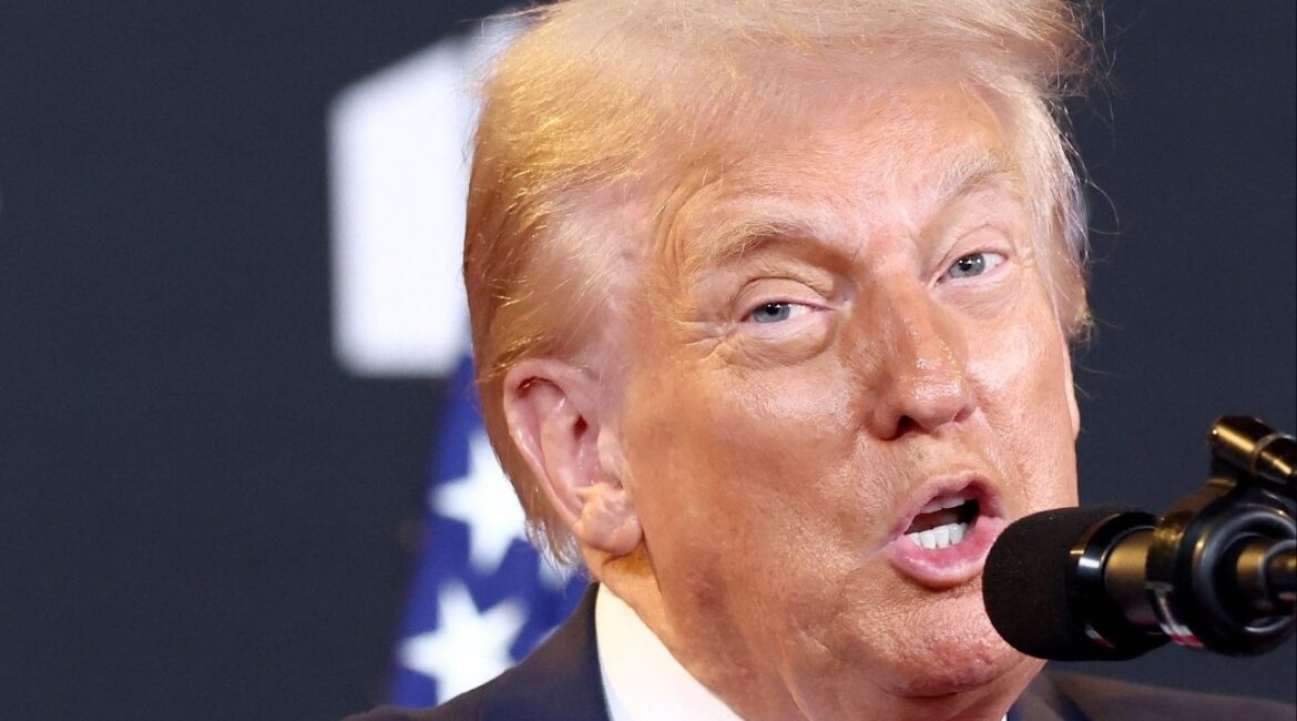 President Donald Trump speaks during a visit to the Kennedy Center in Washington, D.C., U.S., August 13, 2025. (Reuters/Kevin Lamarque)
