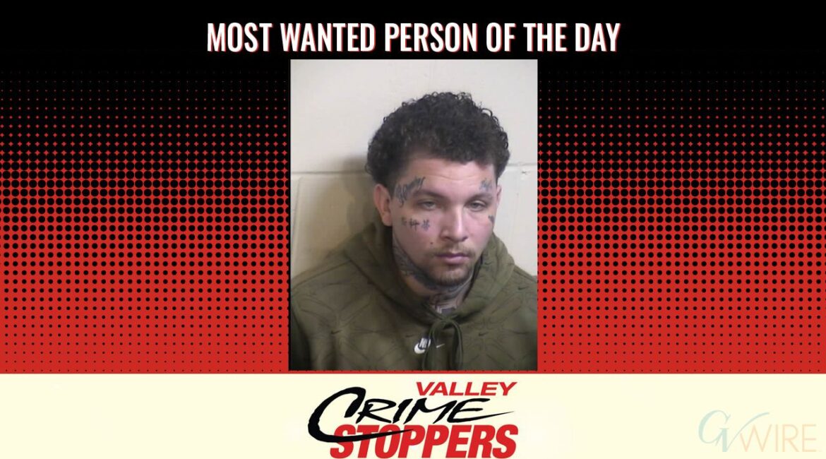 Scott Oscar Whitehead is Valley Crime Stoppers' Most Wanted Person of the Day for August 1, 2025. (Valley Crimes Stoppers)