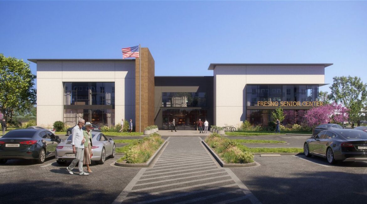 Architect's Rendering of the future Fresno Senior Center