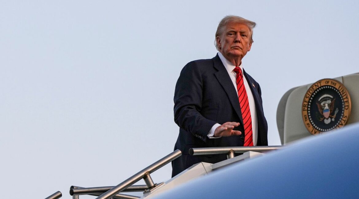 President Trump Boards Air Force One
