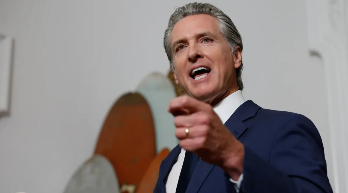 Gov. Newsom at News Conference With Texas Democrats