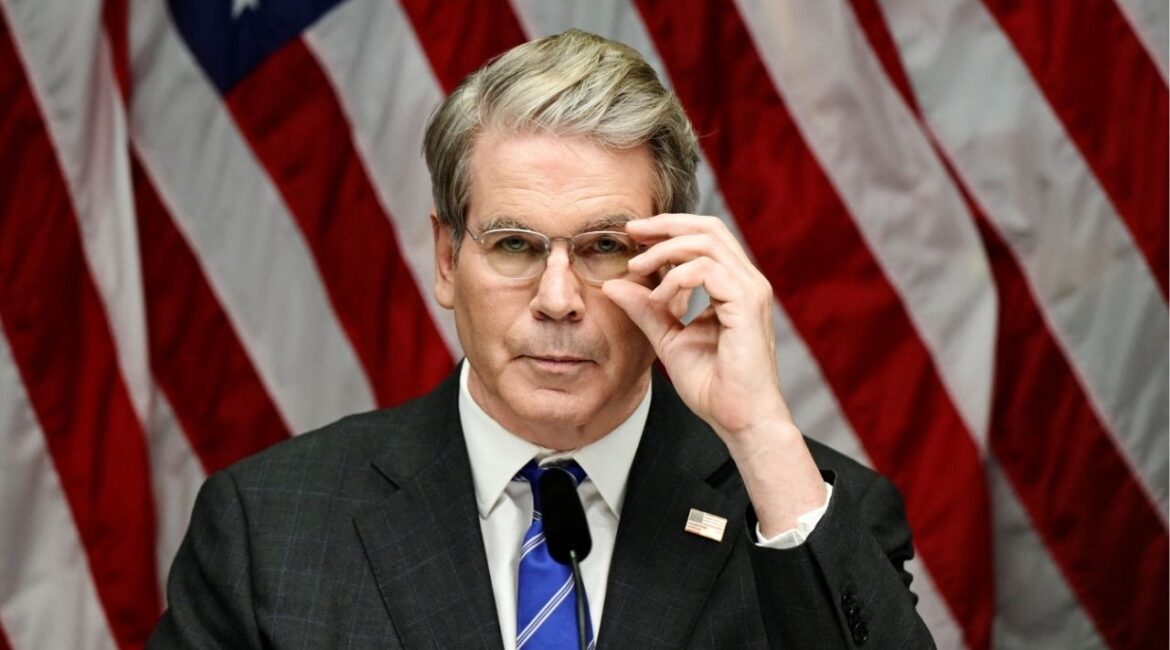 Treasury Secretary Scott Bessent attends a press conference at government quarters Rosenbad after the trade talks between the U.S. and China concluded, in Stockholm, Sweden, July 29, 2025. (Reuters File)