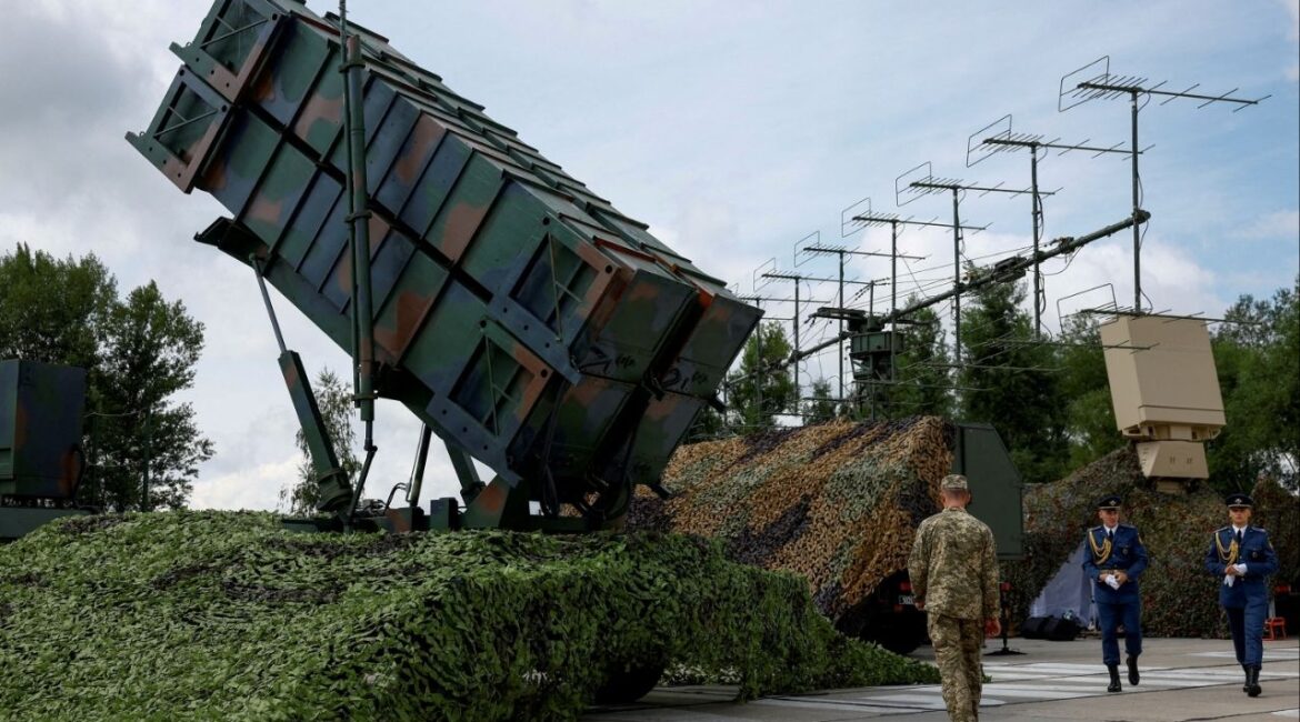 Ukrainian service members walk next to a launcher of a Patriot air defence system, amid Russia's attack on Ukraine, in an undisclosed location, Ukraine August 4, 2024. (Reuters File)