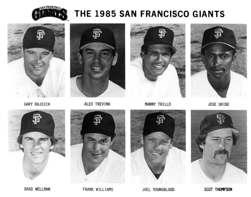 1985 San Francisco Giants Team Photos © S.F. Giants