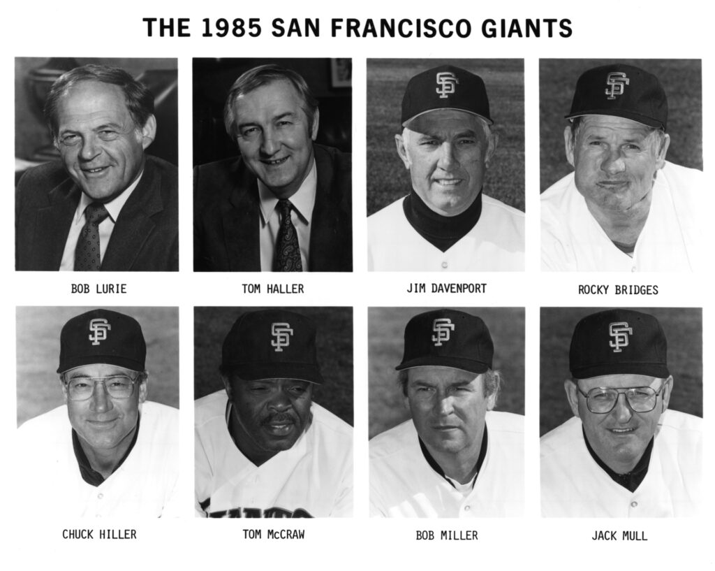 1985 San Francisco Giants Team Photos © S.F. Giants