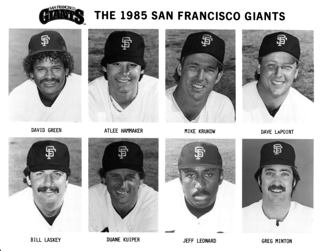 1985 San Francisco Giants Team Photos © S.F. Giants