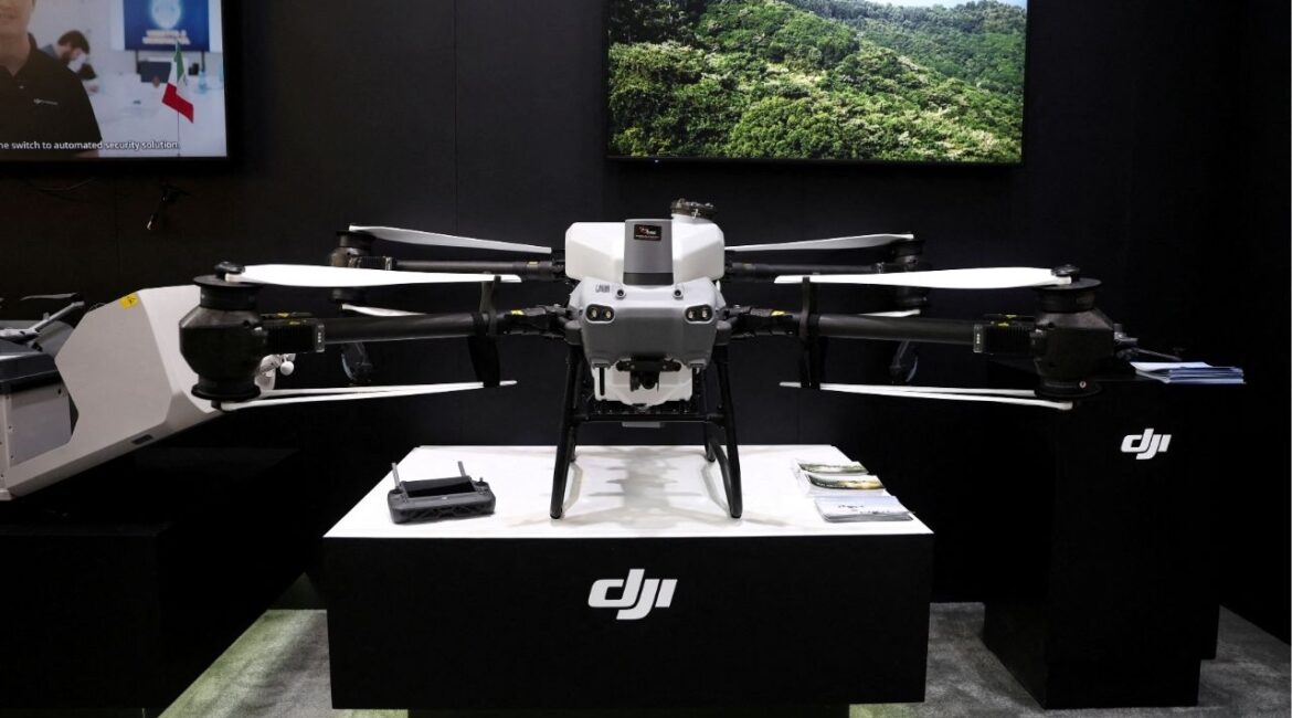A DJI drone is displayed on the opening day of Innovation For All (IFA), a technology and industry trade fair, in Berlin, Germany September 5, 2025. (Reuters File)