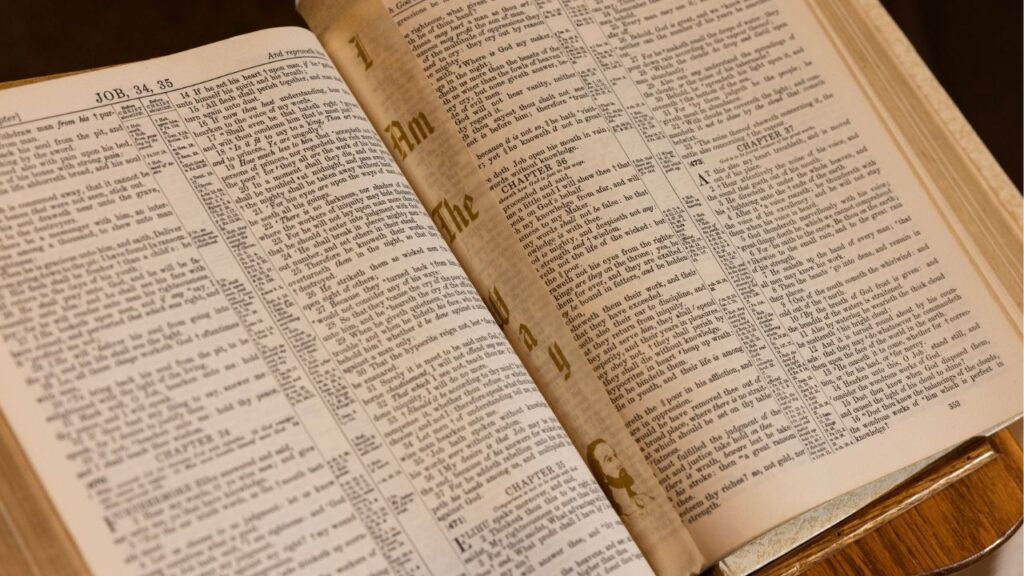 A display Bible rests open at a church near Wilson, Wis., Aug. 7, 2024. TikTok is suddenly rife with thousands of videos to help prepare those who believe they may or may not ascend into the heavens on Tuesday, Sept. 23, 2025. (Tim Gruber/The New York Times