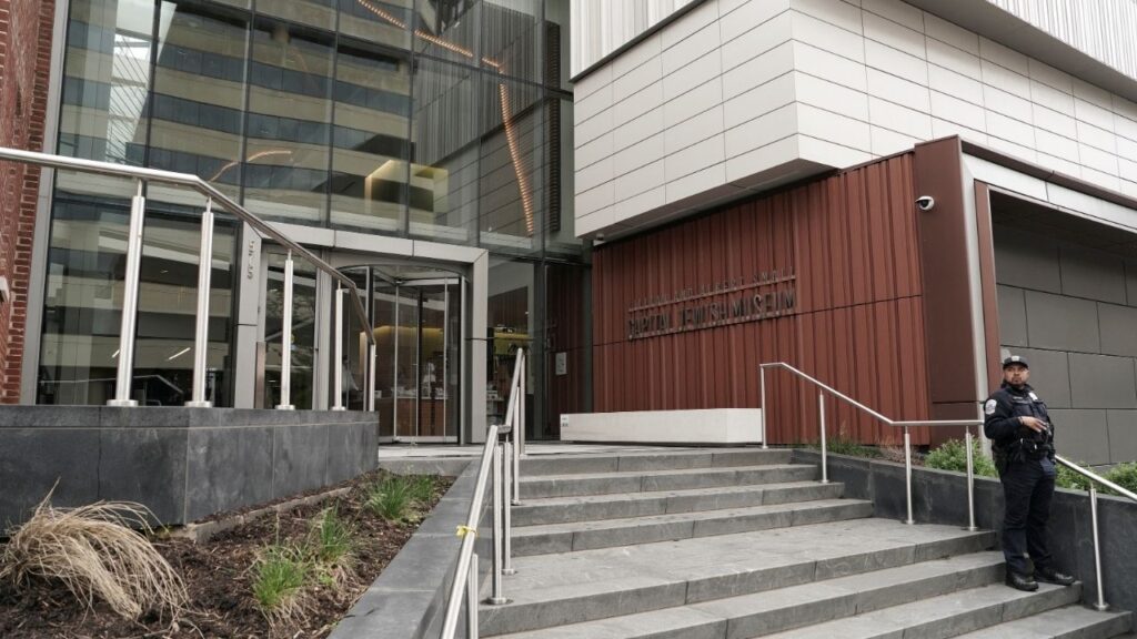 A view of the Capital Jewish Museum, near the site where two Israeli embassy staff were shot dead, in Washington, D.C., U.S. May 22, 2025. (Reuters File)