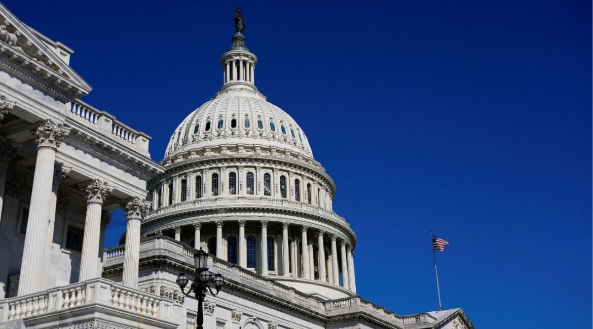 A view of the dome of the U.S. Capitol building, during a vote in the U.S. House of Representatives on a stopgap spending bill to avert a partial government shutdown that would otherwise begin October 1, on Capitol Hill in Washington, D.C. U.S., September 19, 2025. (Reuters/Kent Nishimura)