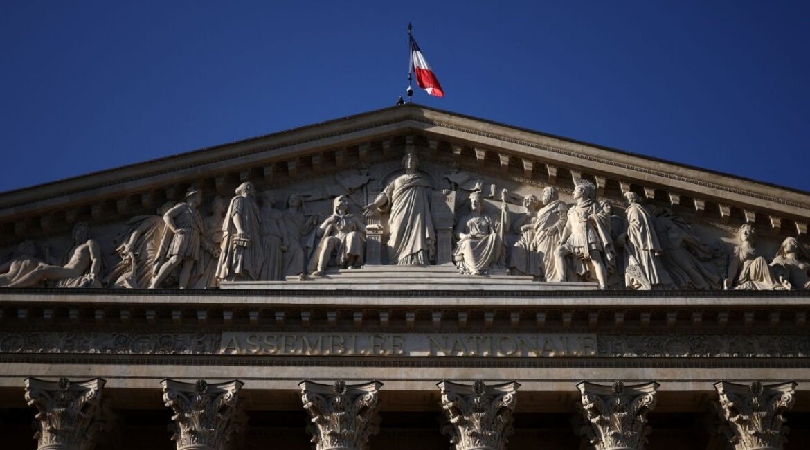 A view shows the National Assembly in Paris, the day after parliament voted to bring down the government over its plans for taming the budget deficit, France, September 9, 2025. (Reuters/Tom Nicholson)