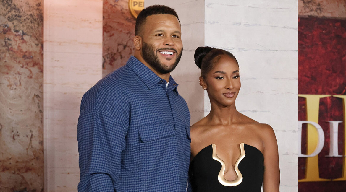 Aaron Donald and Erica Donald