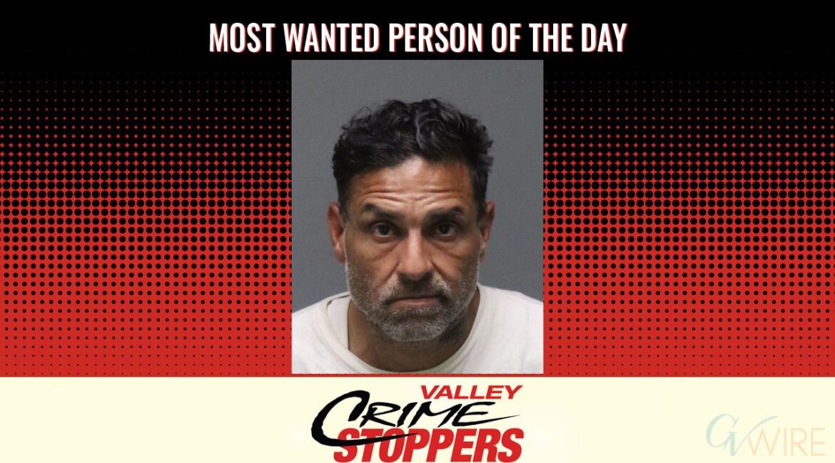Alex John Lopez is Valley Crime Stoppers' Most Wanted Person of the Day for Sept. 24, 2025. (Valley Crimes Stoppers)