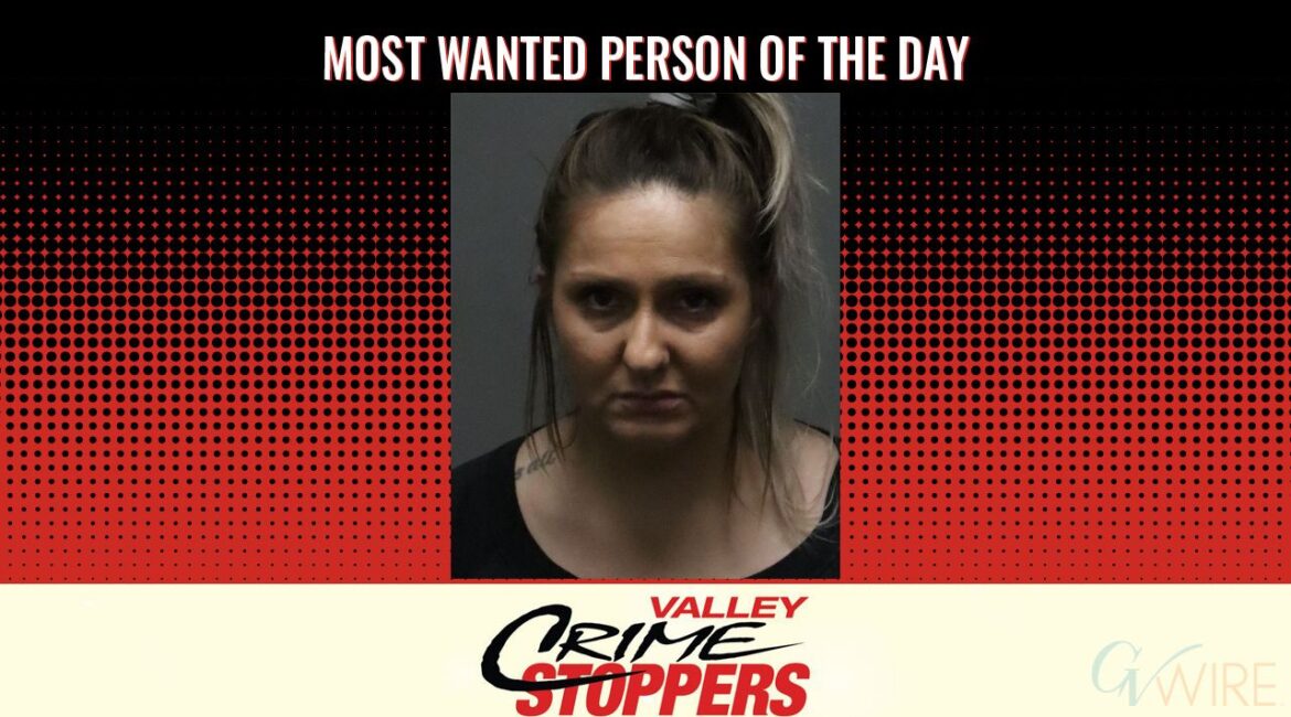 Amanda Marie Caswell is Valley Crime Stoppers' Most Wanted Person of the Day for Sept. 30, 2025. (Valley Crimes Stoppers)