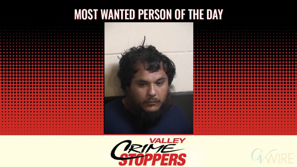 Andrew Thomas Diaz is Valley Crime Stoppers' Most Wanted Person of the Day for Sept. 26, 2025. (Valley Crimes Stoppers)