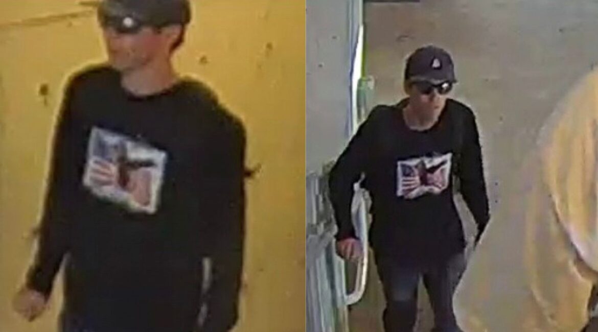 Authorities released images of a man of interest in the fatal shooting of right-wing activist Charlie Kirk, after tracking him to a campus roof where he fired a bolt-action rifle before fleeing. (FBI via the New York Times)