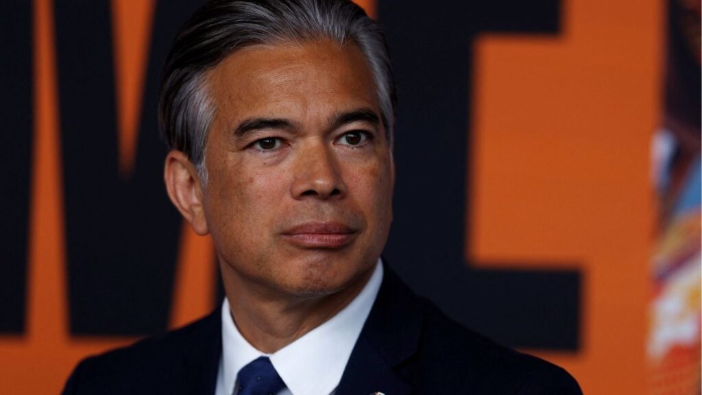 California Attorney General Rob Bonta sits during a press conference at Climate Week in New York City, U.S., September 23, 2024. (Reuters File)