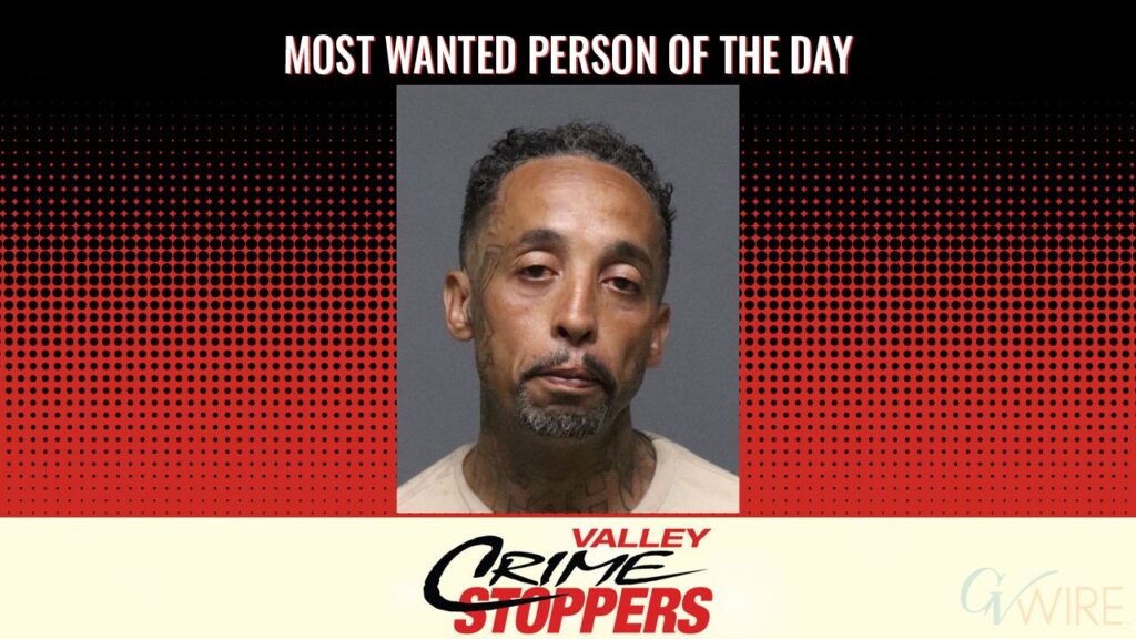 Charles Driver is Valley Crime Stoppers' Most Wanted Person of the Day for Sept. 11, 2025. (Valley Crimes Stoppers)
