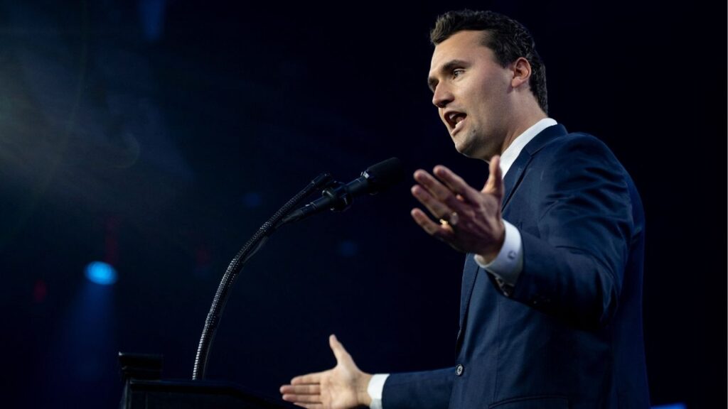 Charlie Kirk, Turning Point USA founder, speaks ahead of a visit by U.S. President-elect Donald Trump during the AmericaFest 2024 conference sponsored by the conservative group in Phoenix, Arizona, U.S. December 22, 2024. (Reuters File)