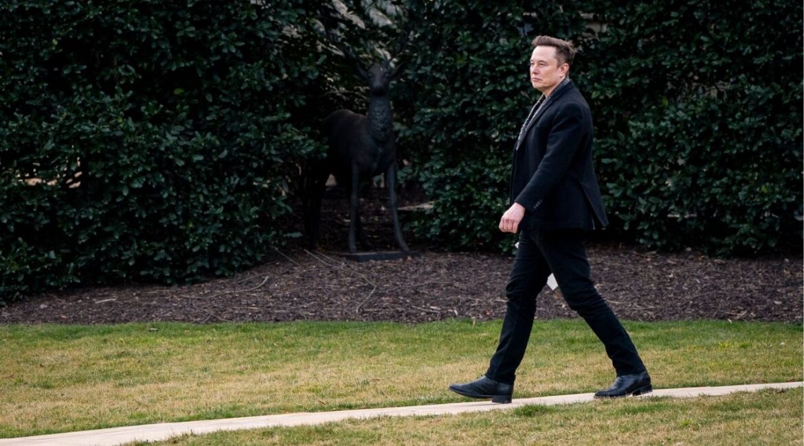 Elon Musk, the South African-born American billionaire, leaves the White House in Washington during his time leading the so-called Department of Government Efficiency, on March 7, 2025. Musk’s father, Errol Musk, has been accused of sexually abusing his children and stepchildren since 1993, a New York Times investigation found — allegations that have prompted family members to appeal to Elon Musk for help. (Haiyun Jiang/The New York Times)