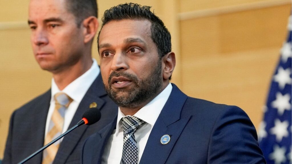 FBI Director Kash Patel speaks during a press conference announcing details on the suspect in the shooting of U.S. conservative commentator Charlie Kirk, who was fatally shot during an event at Utah Valley University, in Orem, Utah, U.S. September 12, 2025. (Reuters File)