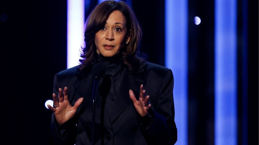 Former U.S. Vice President Kamala Harris attends the 56th NAACP Image Awards at the Pasadena Civic Auditorium in Pasadena, California, U.S. February 22, 2025. (Reuters File)