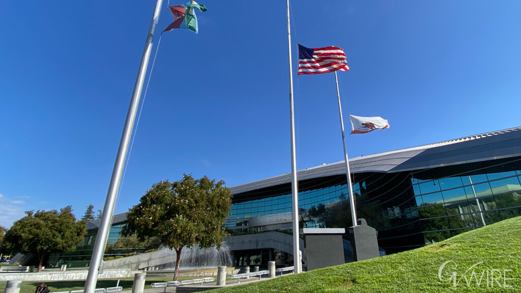 Fresno City Hall Flags